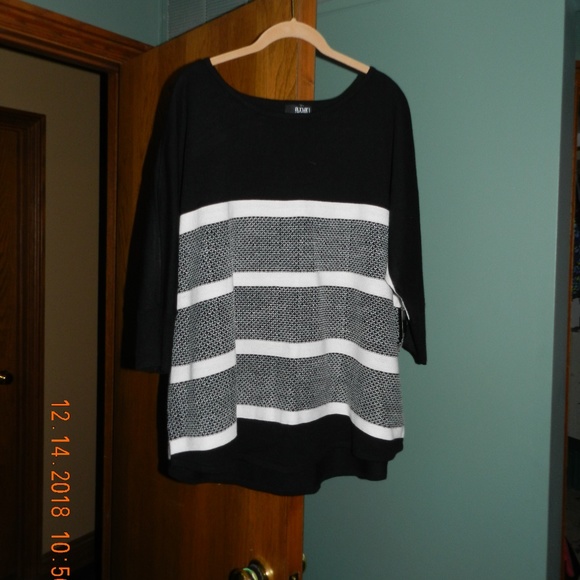 a.n.a Sweaters - NWT a.n.a. Black and White Sweater